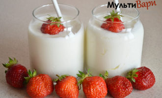 Йогурт на закваске в мультиварке фото