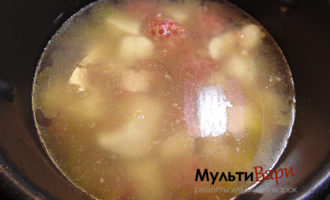 Луковый суп с плавленными сырками фото